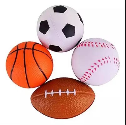 Aangepaste PU-schuimbal, drukontlastende antistressbal met logo