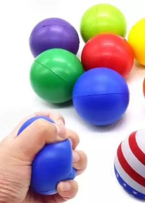 Aangepaste PU-schuimbal, drukontlastende antistressbal met logo
