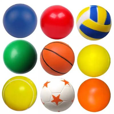 Aangepaste PU-schuimbal, drukontlastende antistressbal met logo