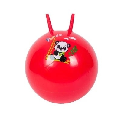 Geurloos pvc die Bouncy-Bal met Handvat voor niet Giftige Volwassenen springen