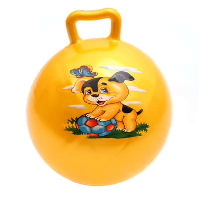 Niet-toxische Geurloze Opblaasbare Bal met Handvat, Anti Uitglijdende het Springen Bouncy Bal