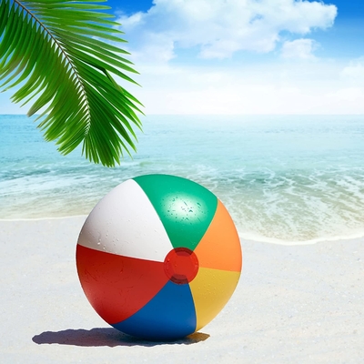Kleine Opblaasbare pvc-Lichtgewicht Geurloze Duurzaam van de Strandbal