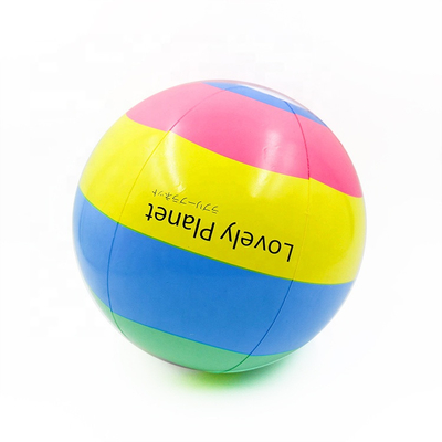 Antiwear pvc Bal van het 12 Duim de Opblaasbare Strand, Ultralight Douane Gedrukte Strandballen