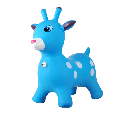 Het opblaasbare 6 Dieren van de de Girafvultrechter van Duimbouncy Anti Uitglijden
