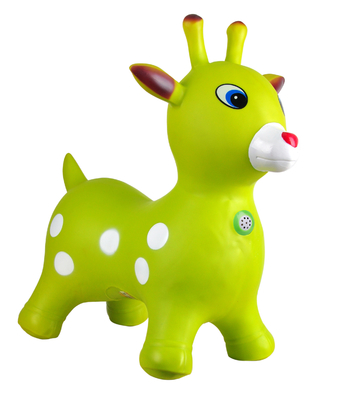 Het opblaasbare 6 Dieren van de de Girafvultrechter van Duimbouncy Anti Uitglijden