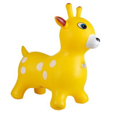 Het opblaasbare 6 Dieren van de de Girafvultrechter van Duimbouncy Anti Uitglijden