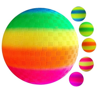 Multicolored Bal van de Regenboogvultrechter, de Multifunctionele Bal van de 8,5 Duimspeelplaats