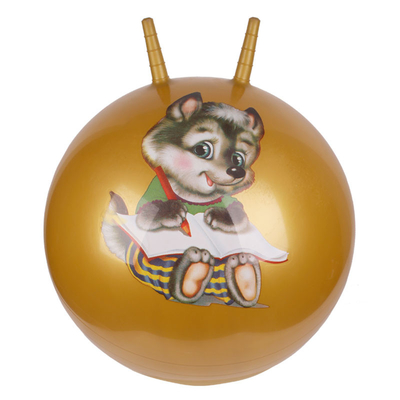 Het opblaasbare Handvat van de Jonge geitjestoy balls nontoxic antiwear with van pvc Stuiterende