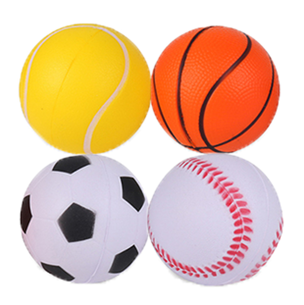 Antiburst Geurloos Mini Foam Sports Balls, Niet-toxische Zachte Schuim Binnenvoetbal