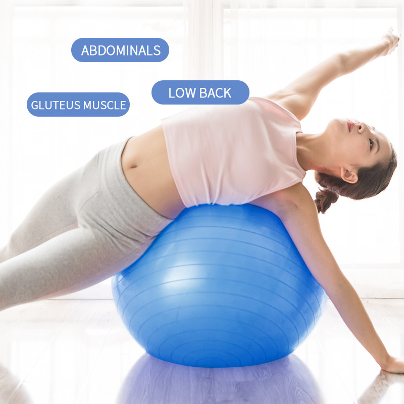 Multifunctionele de Yogabal van ISO voor Rugpijn Ultralight Opblaasbaar
