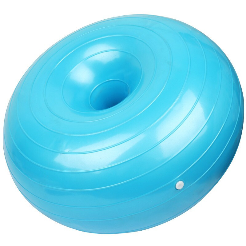 Antislip Slijtvaste de Yogabal van Doughnutpvc Gerecycleerd voor Binnensporten