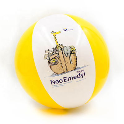 Antiwear pvc Bal van het 12 Duim de Opblaasbare Strand, Ultralight Douane Gedrukte Strandballen
