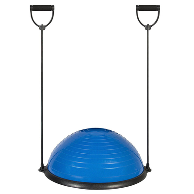 Diameter 58cm Halve Blauwe pvc-Dik gemaakt Explosiebestendig van de Yogabal