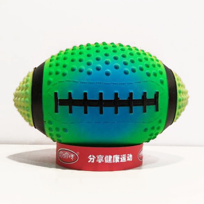 Ovaal Voetbal 5 de“ Opblaasbare Antiwear Gekleurd Regenboog van de Speelplaatsbal