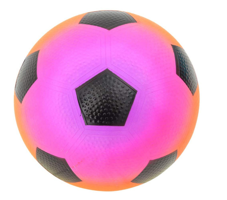 Het regenboog Gekleurde van de de Regenboogbal van pvc Opblaasbare Geurloze Voetbal